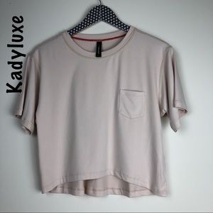 Kadyluxe Milky Silk pocket Crop top Sz S